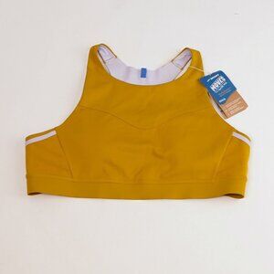 Brooks Drive 3 Pocket Sports Bra Golden Hour Violet Dash - 40 A/B - NWT